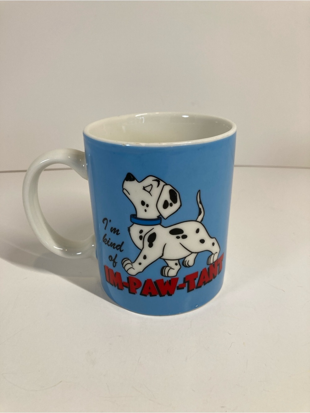 Disney 101 Dalmatians Coffee Mug Paladone Im kind of Im-Paw-Tant